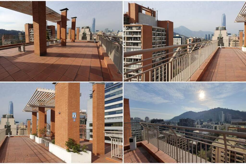 圣地亚哥Providencia A Pasos Del Metro Pedro De Valdivia公寓 外观 照片